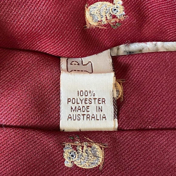 VTG I Polo Vogue I Koala Bear Slim Tie I 1980s I Made in Australia - Picture 6 of 16
